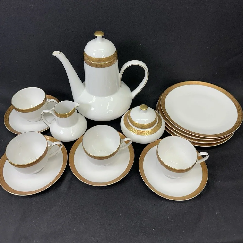 Edelstein Bavaria Porcelain Tea/Coffee Set, Vintage 1950-1970